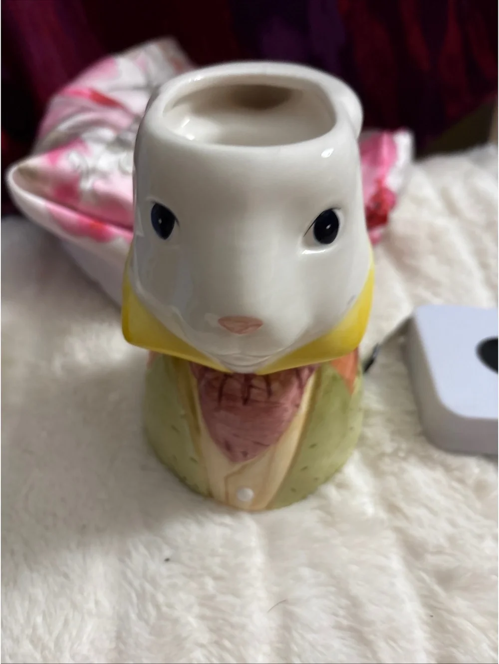 Alice in wonderland white rabbit mug.
